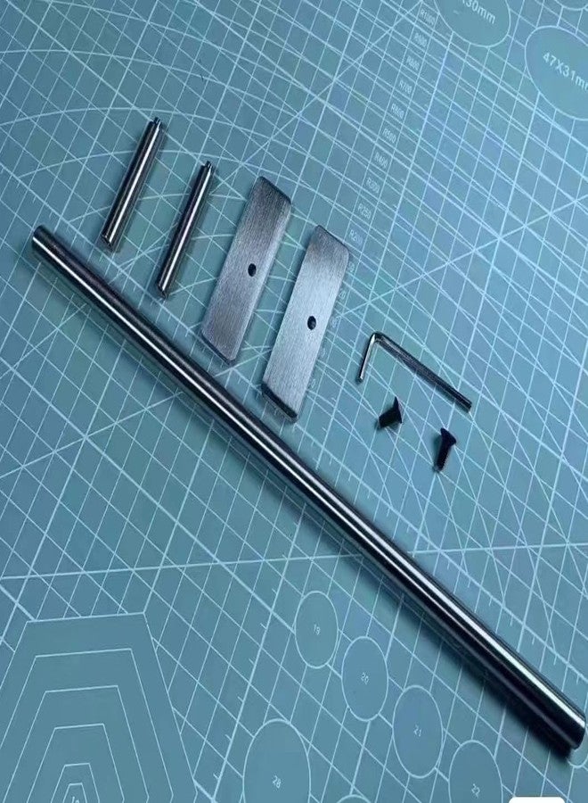 LEEFAI Fingerboard Rail Obstacles 28x5.5cm -Stainless Steel Finger Mini Skateboard Round Rail for Your Fingerboard ramps and Park - Image 3